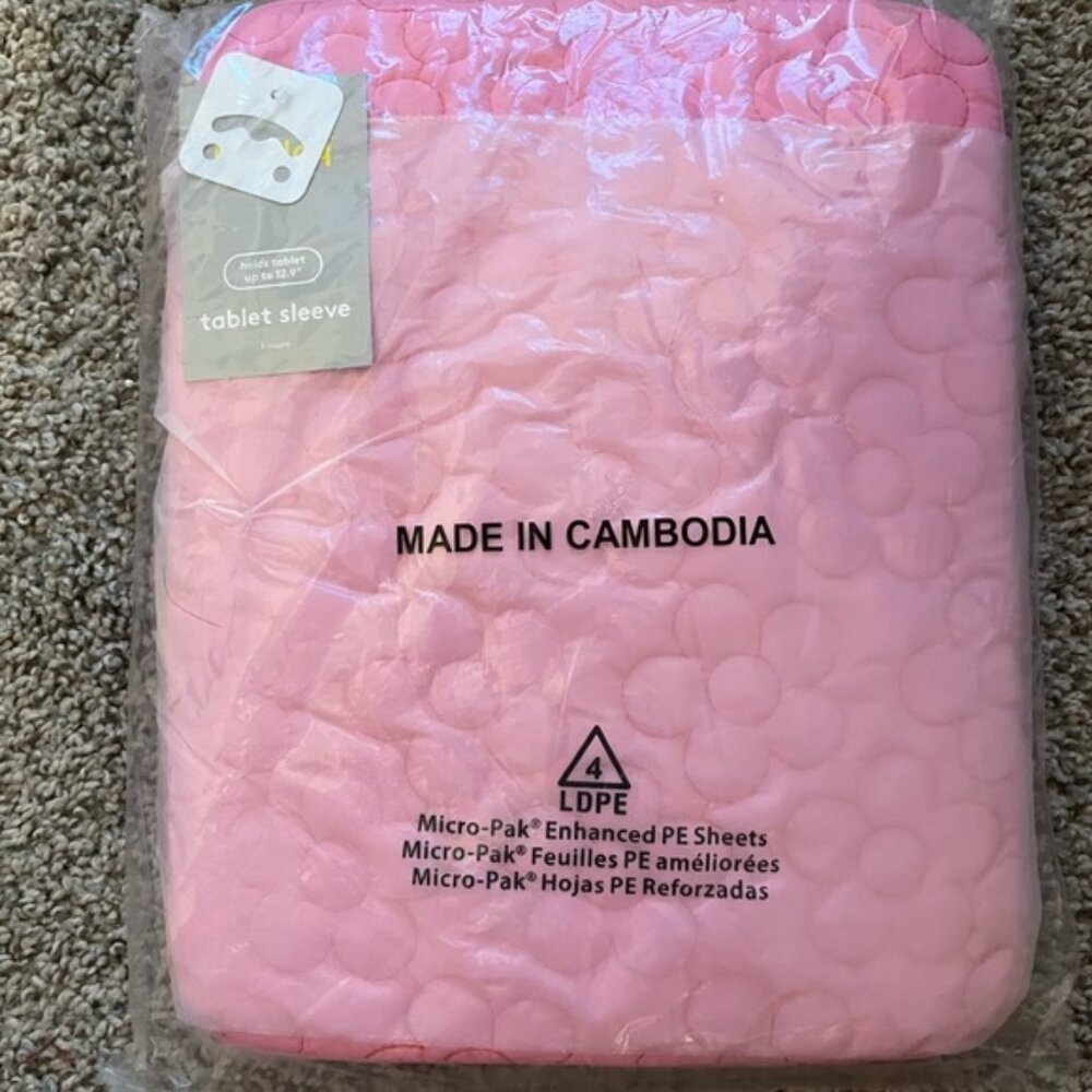 heyday Pink Tablet Sleeve